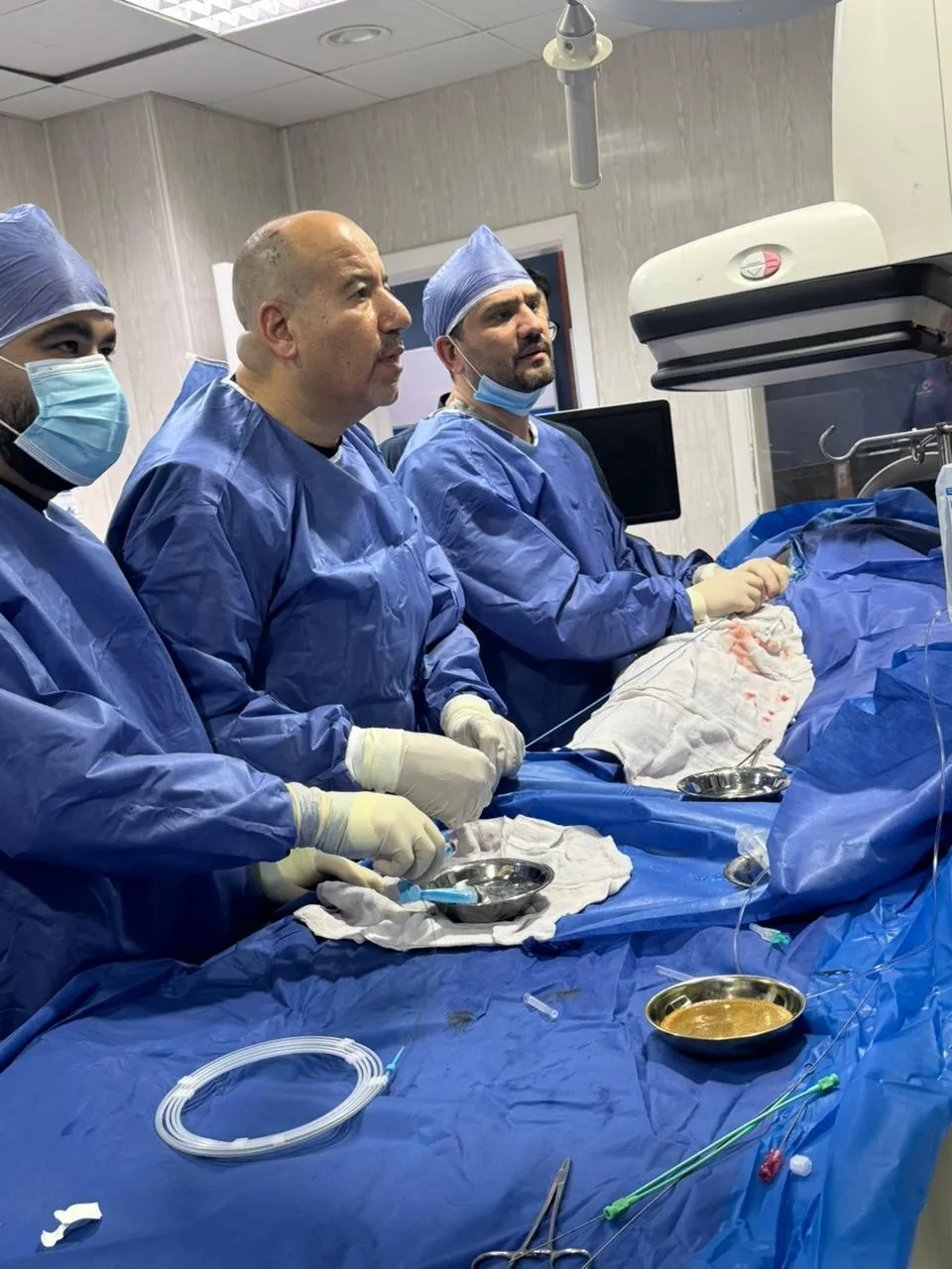 <strong>نجاح توسيع الصمام الميترالي دون تدخل جراحي لمُسنة بمستشفى التأمين الصحي ببني سويف</strong>