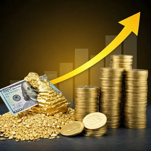 صورة أرشيفية للذهب&nbsp;