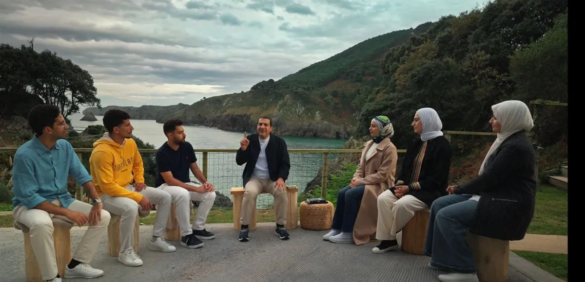 جانب من الحلقة &nbsp;