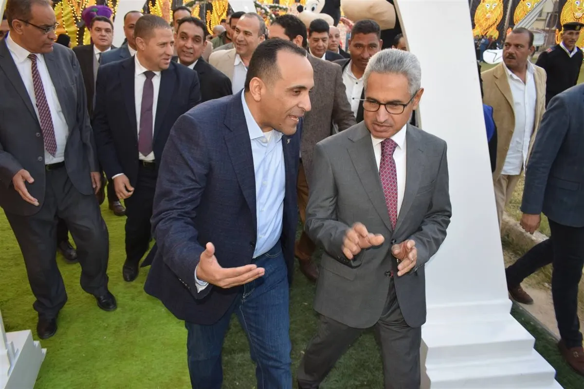 محافظ بني سويف والنائب نادر نسيم