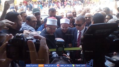 وزير الأوقاف يفتتح المسجد الكبير بقرية الاتحاد في كفر الشيخ بحضور مفتي الجمهورية (صور)