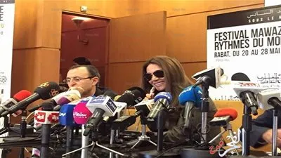 ديانا حداد تعقد مؤتمر صحفي استعدادًا لحفلها فى 