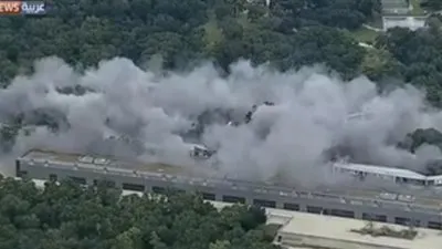 الخطوط الجوية الأميركية تنسف مقرها القديم.. فيديو 