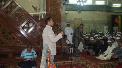 تأدية صلاة الغائب على أرواح ضحايا الطائرة المنكوبة في احتفالية نصف شعبان بالشرقية (صور)