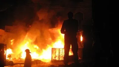 حريق هائل في شقتين سكنتين بمنطقة الـ5000 وحدة بـ