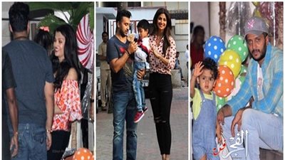 بالصور.. إيشواريا وريتيش في عيد ميلاد نجل شيلبا شيتي