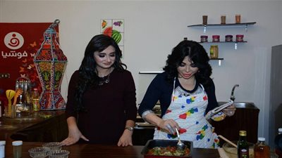 بالصور.. غاده إبراهيم ضيفة 