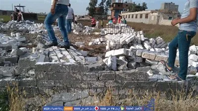 حملة مكبرة لإزالة التعديات على الأراضي الزراعية في قرى المنصورة (صور)