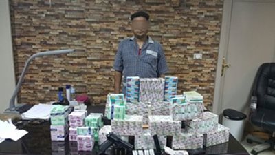 ضبط عاطل وبحوزته 15 ألف قرص مخدر ومنشط جنسي بأسيوط