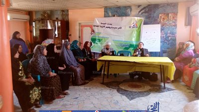 قومي المرأة بالقليوبية ينظم لقاء جماهيري لإحياء القيم الإيجابية بالمجتمع (صور)