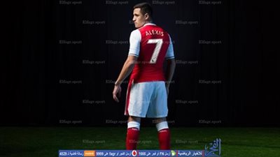 سانشيز يرتدي القميص رقم 7 مع آرسنال