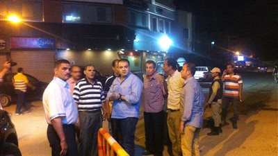 محافظ الفيوم يتفقد إصلاحات سور بحر يوسف ليلا  