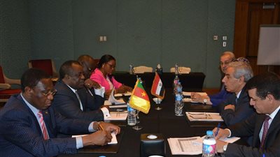 وزير التجارة والصناعة يبحث مع نظيره الكاميروني مستقبل التعاون الاقتصادي بين البلدين 