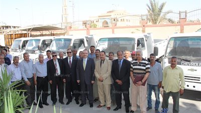 بني سويف تدعم منظومة النظافة بـ 6 سيارات قلاب.. (صور)