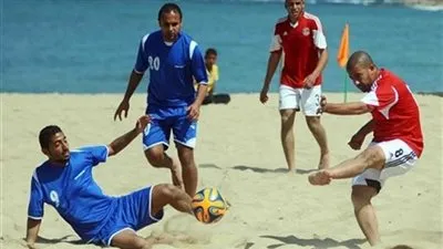مصر تصعد للمربع الذهبي ببطولة الكرة الشاطئية