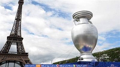 برج إيفل يحتفل بمنتخبات يورو 2016