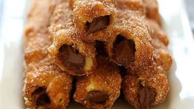 حلويات رمضان: طريقة عمل بلح الشام بحشوة النوتيلا  