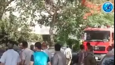 عاجل.. حريق هائل في أرض مهجورة بالمعادي (فيديو)