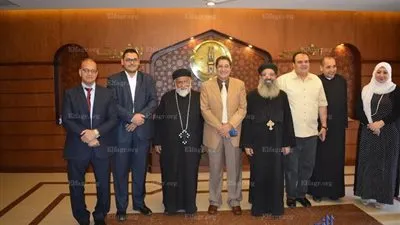 بيت العائلة يعلن نتيجة زيارته لقرية الكرم بالمنيا بمقر مشيخة الأزهر (صور)