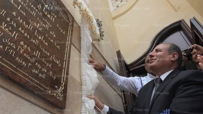 محافظ البحيرة يفتتح مسجد 