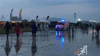 البرق يصعق 51 أثناء مهرجان موسيقي في ألمانيا