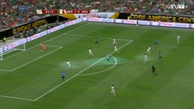 بالفيديو..فرصة خطيرة لكافاني على مرمى المكسيك و الحارس يتألق