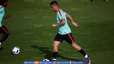 رونالدو ينتظم في تدريبات البرتغال