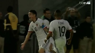 بالفيديو..رودريجيز يضرب شباك باراجواي بالهدف الثاني لكولومبيا