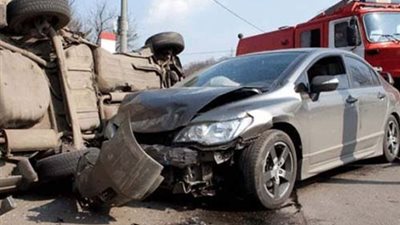 مصرع مواطنين بالمنوفية في حادث تصادم بطريق (بركة السبع – كفر نفره)