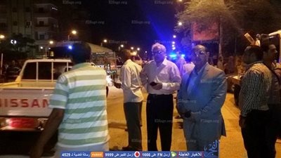 محافظ بني سويف يتفقد موقع انقلاب قطار البضائع (صور) 