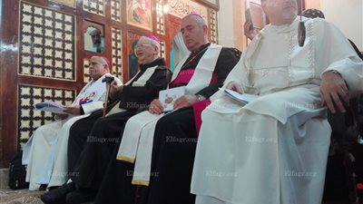 الكنسية الكاثوليكية تحتفل بتنصيب الأنبا عمانوئيل مطران أبراشية الأقصر الجديد (صور) 
