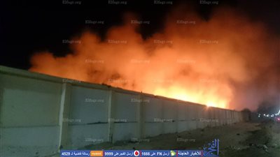 عاجل.. المحلة تتحول إلى كتلة نارية (صور)