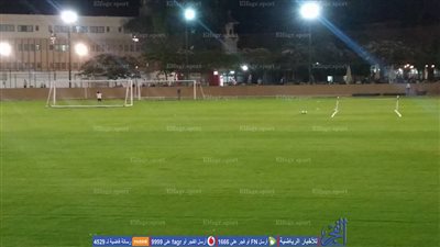 بالصور.. نجل طارق سليمان يتألق أمام تسديدات 