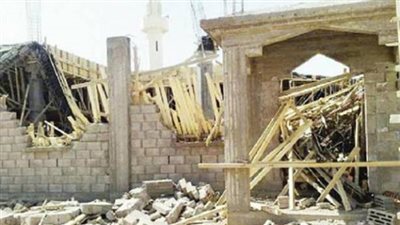 انهيار سقف مسجد بالجمعة الأولى من رمضان    