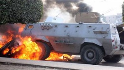 عاجل.. إصابة مجندين إثر انفجار مدرعة بوسط سيناء