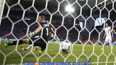 بالفيديو.. ناني يهز شباك أيسلندا بهدف ملعوب | يورو 2016
