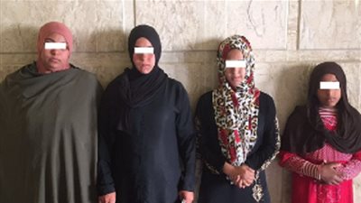 ضبط 6 سيدات أثناء قيامهن بممارسة التسول بالعلمين