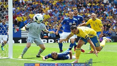 ترتيب المجموعة الخامسة بعد تأهل إيطاليا لدور الـ16   