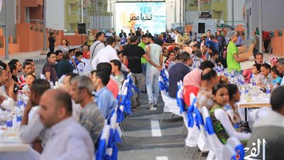 مئات المواطنين في حفل إفطار النهار بالأسمرات.. (صور)