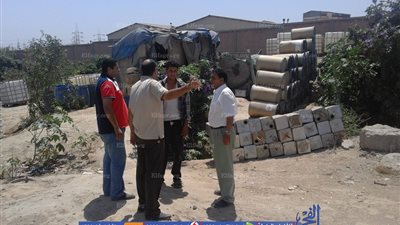 حملة مكبرة لإزالة التعديات على جانبي طريق 