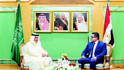 وزير الآثار يلتقى نظيره السعودي