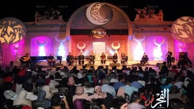 ليلة رمضانية تتحول الي مظاهرة في حب فلسطين علي المكشوف بالأوبرا  (صور)