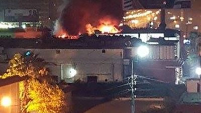 عاجل.. حريق هائل بالقرب من مطار القاهرة