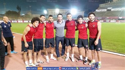 صور أبو تريكة في مران الأهلي بكاميرا الفجر الرياضي 