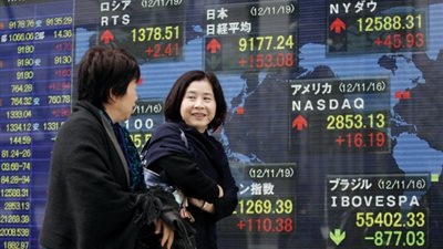 الأسهم اليابانية تستأنف مكاسبها بالتزامن مع استفتاء بريطانيا