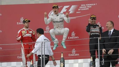 روزبرج يتوج بسباق جائزة أوروبا الكبرى لفورمولا 1