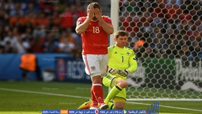 بالفيديو.. تصادم مخيف بين ثنائي منتخب ويلز - يورو 2016