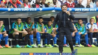 بالفيديو.. رد فعل جنونى من كونتى بعد إحراز إيطاليا الهدف الثاني فى مرمى إسبانيا