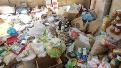 إعدام 2762 كيلو أغذية و56 لتر مشروبات غير صالحة للاستخدام الآدمي بالدقهلية 