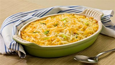 اطباق رمضان: طريقة عمل مكعبات البطاطس بالجبن واللحم المقدد